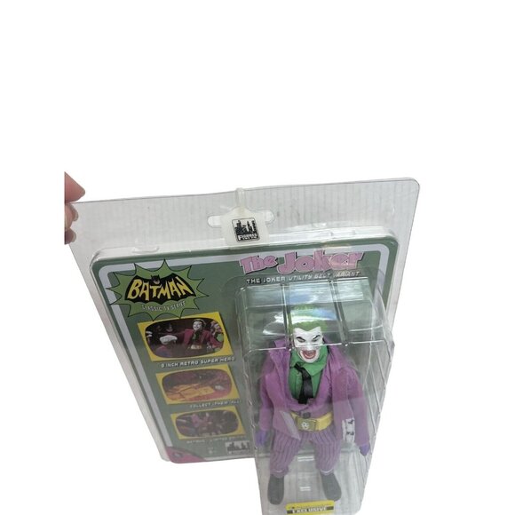 Batman Classic TV Series Joker Retro Action Figure Toy Co. 8" NEW Sealed - Picture 3 of 7